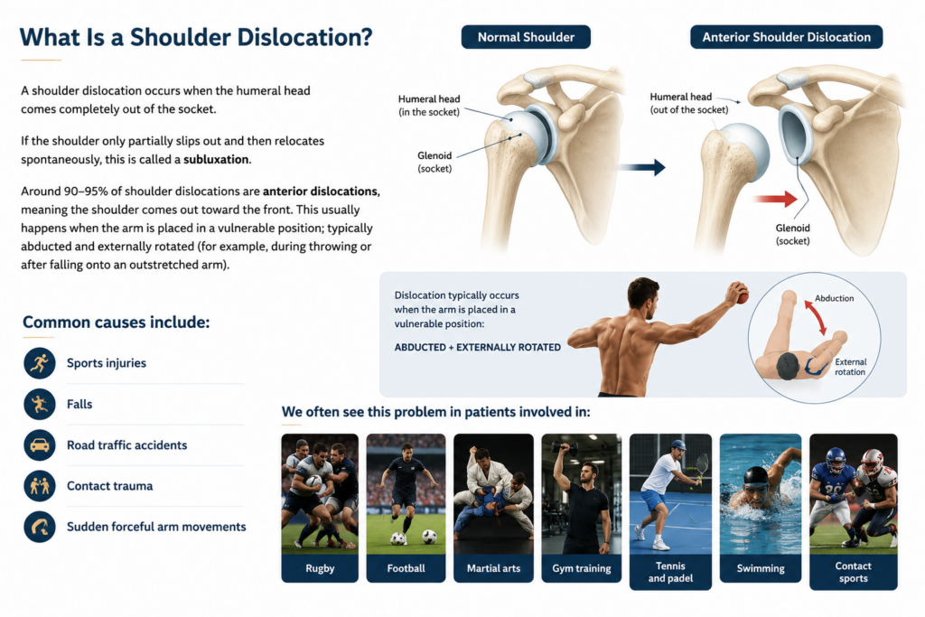 Shoulder dislocation scheme
