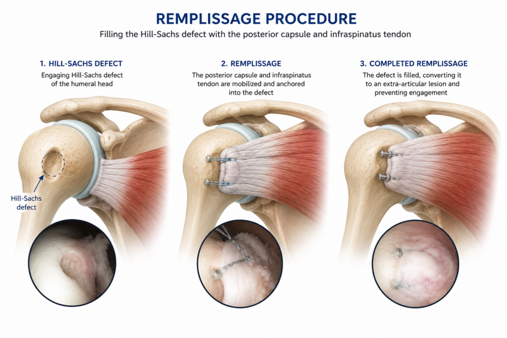 Remplissage Hill-Sachs lesion
