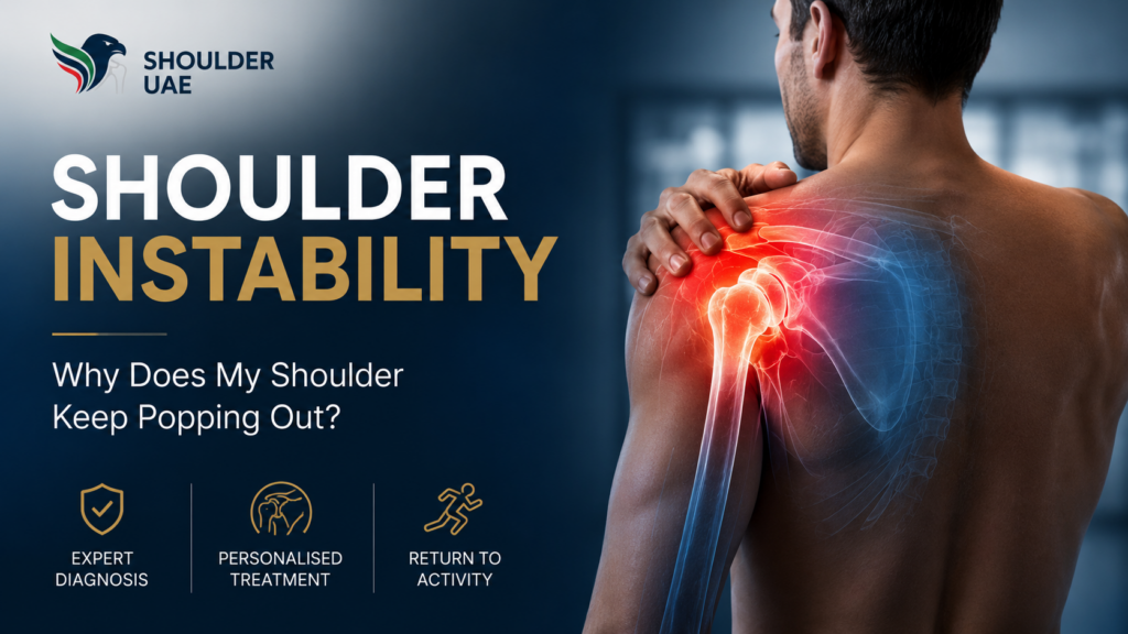 Shoulder instability treatment in Abu Dhabi for recurrent shoulder dislocation and labral injury